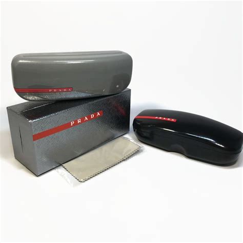 prada nylon glasses case|Prada authentic hard sunglasses case.